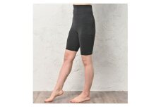 日本製 オーガニックコットン 腹巻パンツ 3分丈 無縫製 チャコール (612-7544)【1257807】