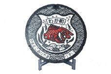ミニチュアグラウンドマンホール(大和郡山市タイプ) [№5990-0019]