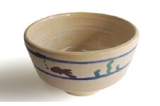 金魚絵抹茶茶碗 [№5990-0034]