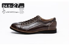倭イズム ( ヤマトイズム ) 鹿革 シューズ 紳士靴 YA3300 （ ダークブラウン ） 24.0cm [№5990-7959]0328