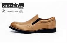 倭イズム ( ヤマトイズム ) 鹿革 シューズ 紳士靴 YA3302 （ ライトブラウン ） 23.5ｃｍ [№5990-7998]0333