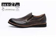 倭イズム ( ヤマトイズム ) 鹿革 シューズ 紳士靴 YA3302 （ ダークブラウン ） 24.5ｃｍ [№5990-8008]0334