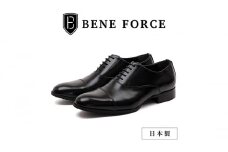 BENE FORCE 日本製ビジネスシューズ ストレートチップ BF8912-BLK 28.0cm [№5990-6059]0699