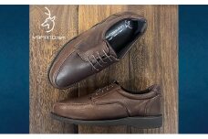 倭イズム ( ヤマトイズム ) 鹿革 4E シューズ 紳士靴 YAN220 （ ダークブラウン ） 25.5cm【 ファッション 靴 シューズ 革製品 革靴 】 【 お洒落 レザーシューズ やわらかい 快適 履き心地 】 [№5990-6871]0865