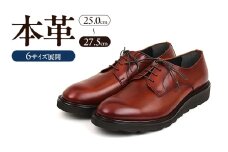 2288 カジュアルシューズプレーン 3Eウィズ BROWN（ブラウン）　メンズ ファッション 靴 シューズ 本革 26.0cm [№5990-4066]