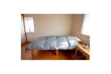抜群の暖かさ　上質羽毛掛け布団ダウンパワー350(ハンガリー産WDD85%1.2kg)　シングル【1119023】