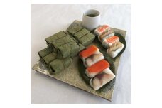 ＜発送月固定定期便＞冷凍　柿の葉ずし4種20個(鯖・鮭・穴子・海老)全3回【4001117】
