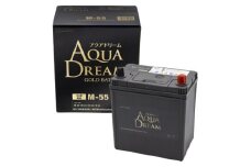 AQUADREAM GOLD 自動車始動用バッテリー ISS車対応  M-55 1個【1608332】