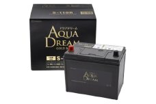 AQUADREAM GOLD 自動車始動用バッテリー ISS車対応  S-110R 1個【1608359】