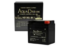 AQUADREAM GOLD バイク用バッテリー 液入充電済 ADTX5L-BS II 1個【1641483】