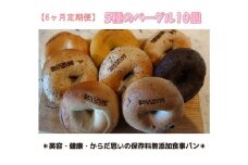 【定期便】5種のベーグル10個　6ヶ月定期便
≪低カロリー ベーグル 保存料無添加 食事パン 定期便 今井町食事パン お取り寄せ≫
※離島への配送不可
※着日指定不可