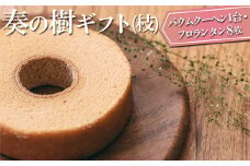 奏の樹ギフト（枝）バウムクーヘン 1台・フロランタン 8本