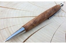 AD-21.【天然木の香りが心地よい】木製クリックボールペン　吉野杉オパール