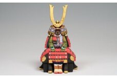 PCD-4.【端午の節句のお祝いに】奈良一刀彫　五月人形　具足　4号