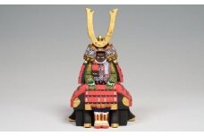 PCD-4.【端午の節句のお祝いに】奈良一刀彫　五月人形　具足　4号
