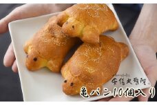 AB-54.【亀パンは「噛めパン」】安倍文殊院　亀パン　10個入り