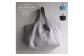 シルバーのラメ糸が織りこまれた華やかなBlue-silverと上品なGrey-silver。

