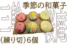 AC-93.【季節の和菓子物語】和菓子（練りきり）6個