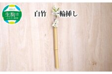 白竹　一輪挿し 壁掛け 竹 竹製品 味わい ぬくもり あたたかみ こだわり 一点物 化粧箱 自然素材 インテリア 和 和風 日本製 贈り物 プレゼント ギフト 奈良県 生駒市 送料無料