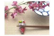 箸カバー　着物ドールリウム®　「コデマリ®」赤