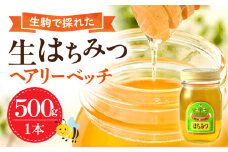 生駒で採れたはちみつ「ヘアリーベッチ」 花の香りを楽しむ 生駒で採れた 生はちみつ ヘアリーベッチ はちみつ 生駒産 純粋はちみつ 1本 500g 非加熱 非調合 軽やか 味わい 上品 吉岡養蜂園 セイヨウミツバチ 防災 備蓄 奈良県 生駒市 お取り寄せ 送料無料