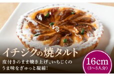 イチジクの焼タルト16㎝ タルト ケーキ 焼き菓子 ドイツ菓子 誕生日 おやつ スイーツ 洋菓子 贈り物 手土産 冷凍 お取り寄せ お取り寄せスイーツ デザート 奈良県 生駒市 送料無料