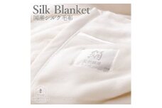 極上の絹 国産繭毛布  [2787]
