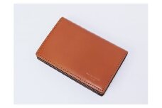 こだわりの逸品「コードバン名刺入れ」キャメル [2071]