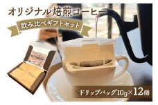[Pilot Coffee Kitchen] オリジナル焙煎コーヒー 飲み比べギフトセット (ドリップバッグ／10g×12個) [2501]