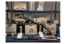 縁起物　十二干支の透かし刻り　飾り　手作り　木工品／道の駅　かつらぎ　干支　木製　かわいい　置物　奈良県　葛城市【ekik016】