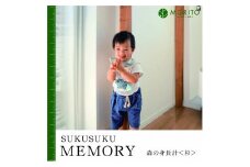 SUKUSUKU MEMORY　森の身長計＜杉＞　木のインテリア/ MORITO 森庄銘木 壁掛け 天然素材 インテリア 柱 測れる 木製 子供 書き込める 奈良県 宇陀市 ふるさと納税 送料無料
