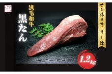 (冷凍) 黒毛和牛 タン 1本 1.2kg／ふるさと納税 牛たん ブロック 牛タン 国産 やわらか グルメ お取り寄せ 牛肉 ギフト A5 キャンプ 父の日 母の日 お中元 暑中見舞い お土産 焼肉 正月 キャンプ 奈良県 宇陀市 うし源本店