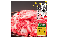 (冷凍) 国産牛 こまぎれ 600g ／ 金井畜産 アウトドア バーベキュー キャンプ 父の日 奈良県 宇陀市 お中元 贈答用 贈り物 暑中見舞い お土産 お歳暮 内祝い 美味しい部位 送料無料 ふるさと納税