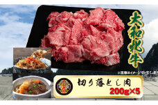 (冷凍) 大和牝牛 切り落とし肉 200g×5 YMKO1 ／ 太田家 焼肉 バーベキュー アウトドア キャンプ お中元 お歳暮 父の日 奈良県 宇陀市 お中元 贈答用 贈り物 暑中見舞い お土産 お歳暮 内祝い 美味しい部位 送料無料 ふるさと納税