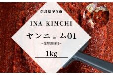ヤンニョム 1kg／ ふるさと納税 ヤンニョムソース キムチ 料理 グルメ INA Lab INA KIMCHI 取り寄せ スンドゥブ 奈良県 宇陀市