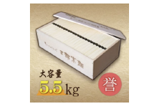 熨斗付き　熟成仕込みの味とコシ　三輪素麺【誉】木箱入り５.５kg