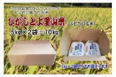【令和7年産】ひがしとよ里山米 玄米10kg(5kg×2袋)