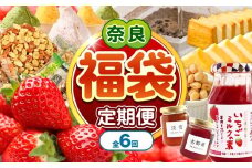 【 定期便 6回 】 平群町 おたのしみ 福袋｜全6回（2ヶ月に1回発送）平群のいちご古都華 お菓子詰め合わせ mamma カップジェラート 豆腐屋さんの珍味シリーズ 古都華を使ったジャム ドリップコーヒー 奈良県 平群町