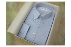 オーダーワイシャツ　-川西町産貝ボタンを使用-【生地：ロイヤルオックス】WP（白蝶貝）