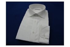 【ふるさと納税限定】オーダーワイシャツ-川西町産最高級白蝶貝「オリジナルネーム入り」ボタン使用-【生地：ブロードクロス120番 双糸】OWP（白蝶貝）