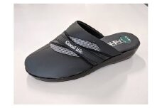紳士用防寒サンダル　JK 385 A（ブラック / M）