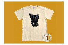 オリジナル 手刷り Ｔシャツ 【まねきねこ　Lサイズ】メンズ レディース かわいい おしゃれ 通年 日用品 シャツ Sサイズ Mサイズ Lサイズ XLサイズ イラスト 人気 おすすめ