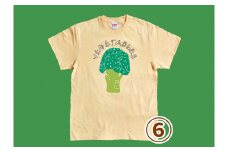 オリジナル 手刷り Ｔシャツ 【ブロッコリー　Lサイズ】メンズ レディース かわいい おしゃれ 通年 日用品 シャツ Sサイズ Mサイズ Lサイズ XLサイズ イラスト 人気 おすすめ