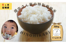 【6ヶ月定期便】特別栽培米（減農薬米） ｢ひのひかり｣ 白米 玄米 可 5kg 奈良県 三宅町 ヒノヒカリ おいしい 冷めても もちもち 安心：白米