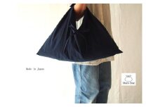 あづま袋 （エコバッグ） カラー 紺 Lサイズ 1セット ／ Maco 風呂敷 風呂敷バック 綿ポリ 奈良県 田原本町