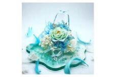 プリザーブドフラワー fleur misakiのガラスの靴シリーズ 「プリンセスのガラスの靴」 ／ お祝い インテリア 雑貨 花 アレンジ プレゼント ギフト 奈良県 田原本町