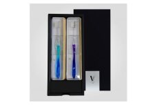 VIGAKU LAB.ギフトセット　グラデーションクールカラー ／ タナベ 歯ブラシ クレンジングブラシ ビガクラボ ハミガキ 大人用 プレゼント ギフト 奈良県 田原本町