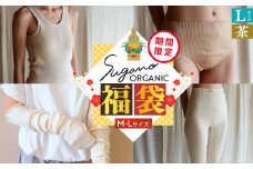 F13 SuganoORGANIC 新春 商品 詰め合わせ 福袋 L サイズ 茶 オーガニックコットン 100% | 白 茶 緑 S M L オーガニック コットン 下着 ショーツ スガノ工房 奈良県 御杖村 みつえむら