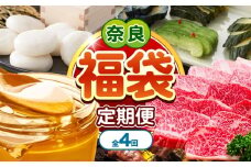 【 定期便4回 】奈良県 御杖村 おたのしみ 福袋｜全4回（3ヶ月に1回発送） 餅 もち 漬物 大和牛 焼肉 はちみつ 奈良県 御杖村