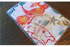 注染め　てぬぐい 「飛鳥づくし」